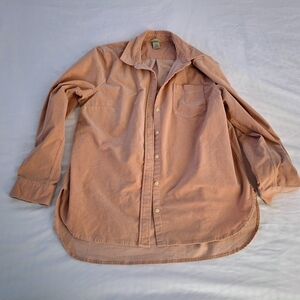 Duluth Trading Co Coral Button-Up Shirt